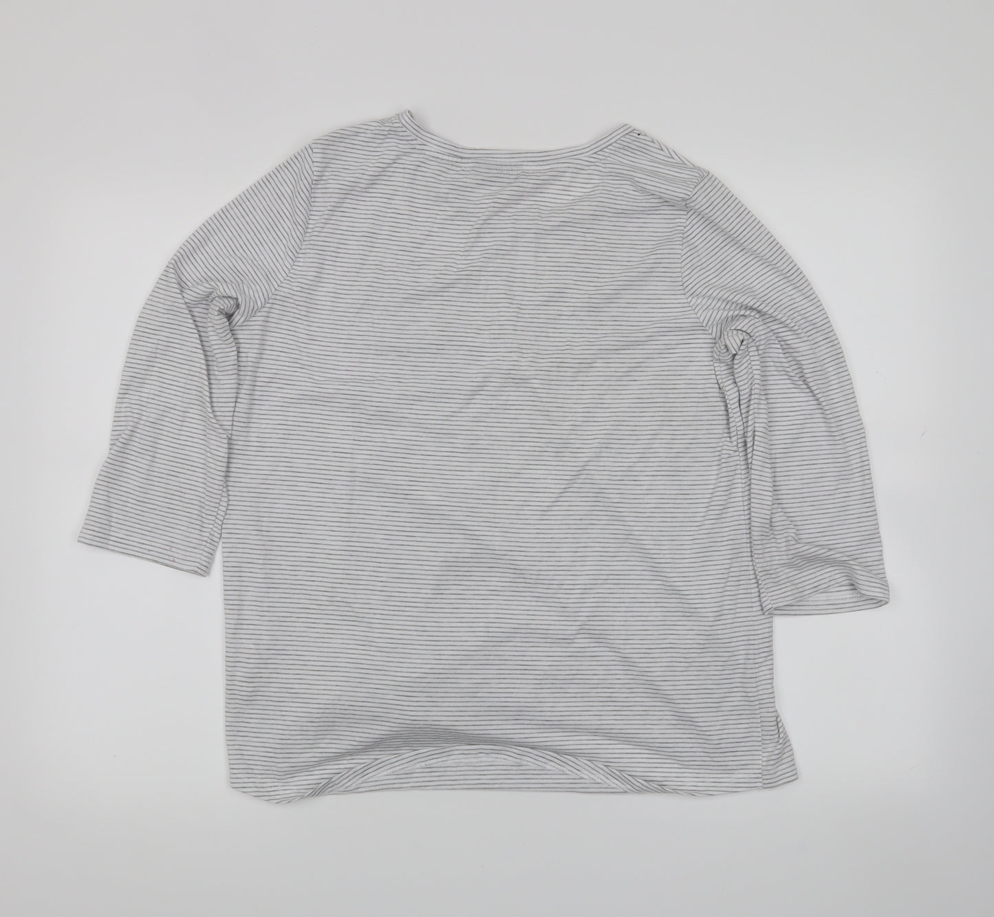 Nocozo Womens White Polka Dot  Basic T-Shirt Size 14