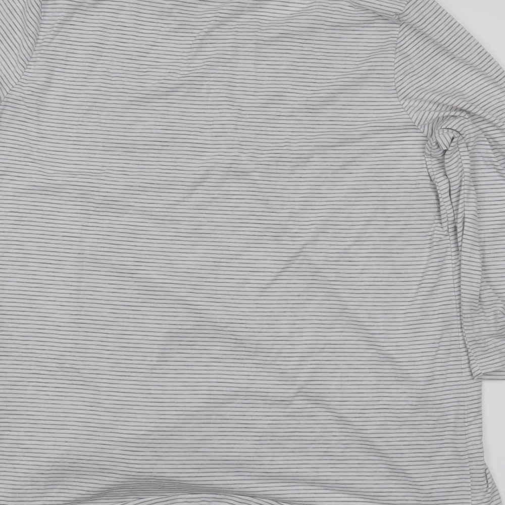 Nocozo Womens White Polka Dot  Basic T-Shirt Size 14