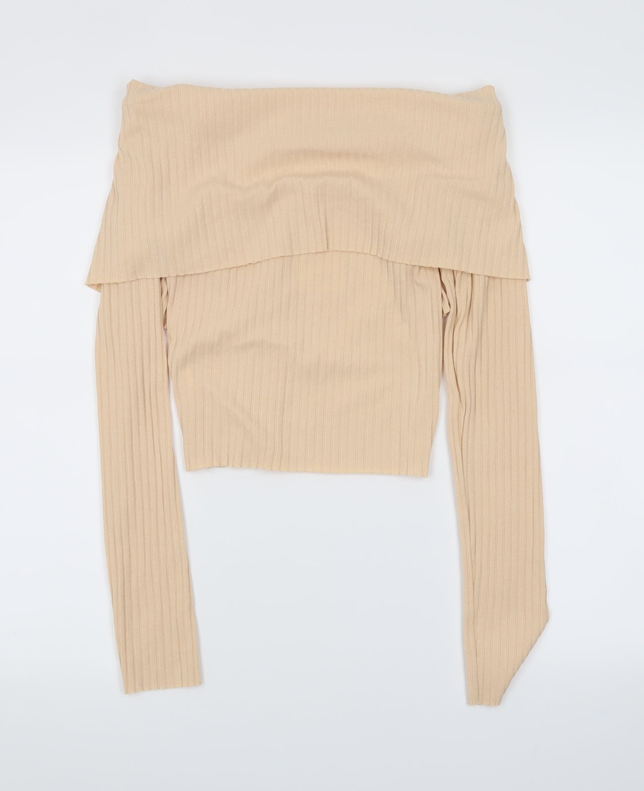 Preworn Womens Pink   Cropped Blouse Size L