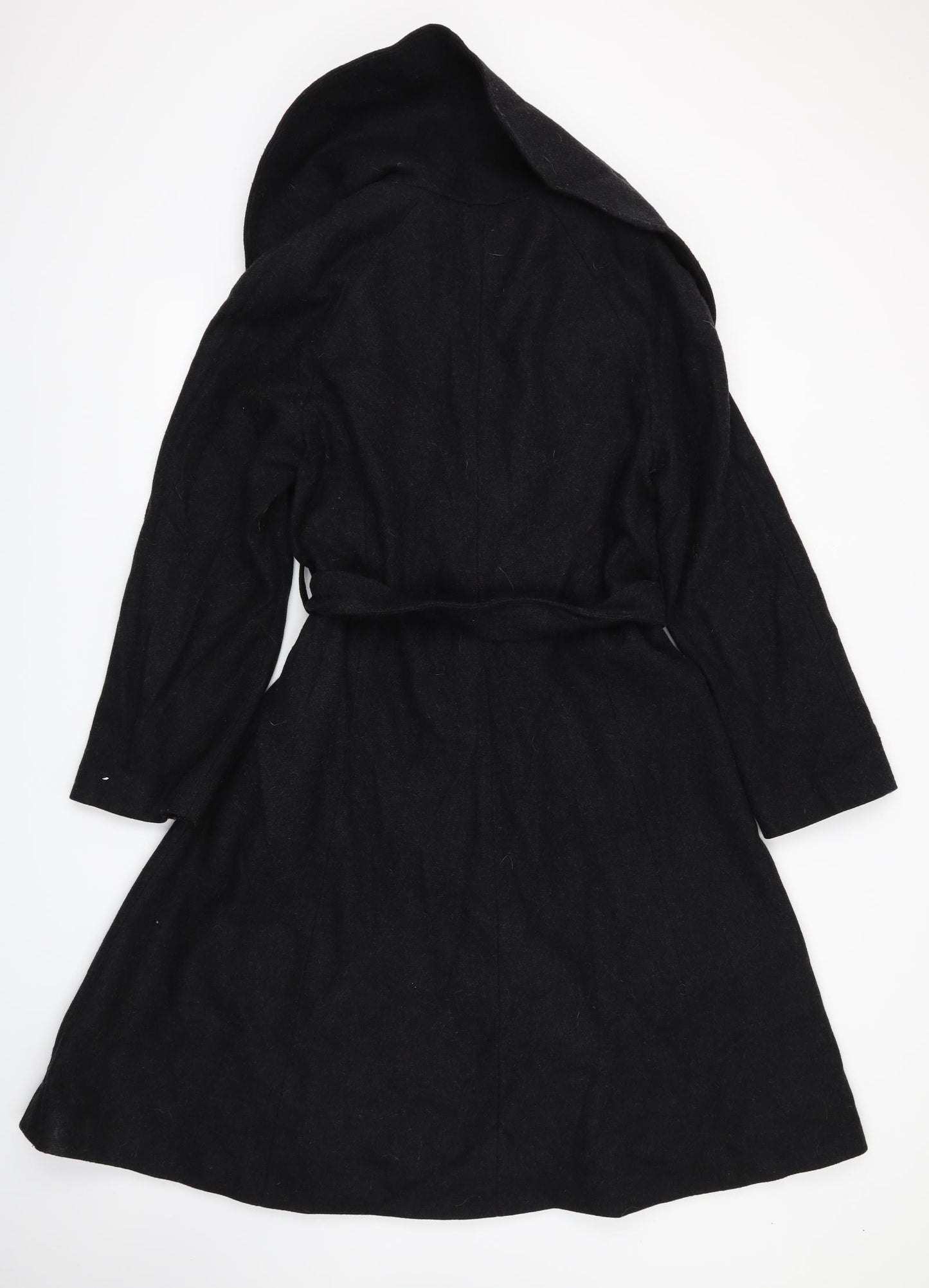 IMAGES Womens Grey   Trench Coat Coat Size 16