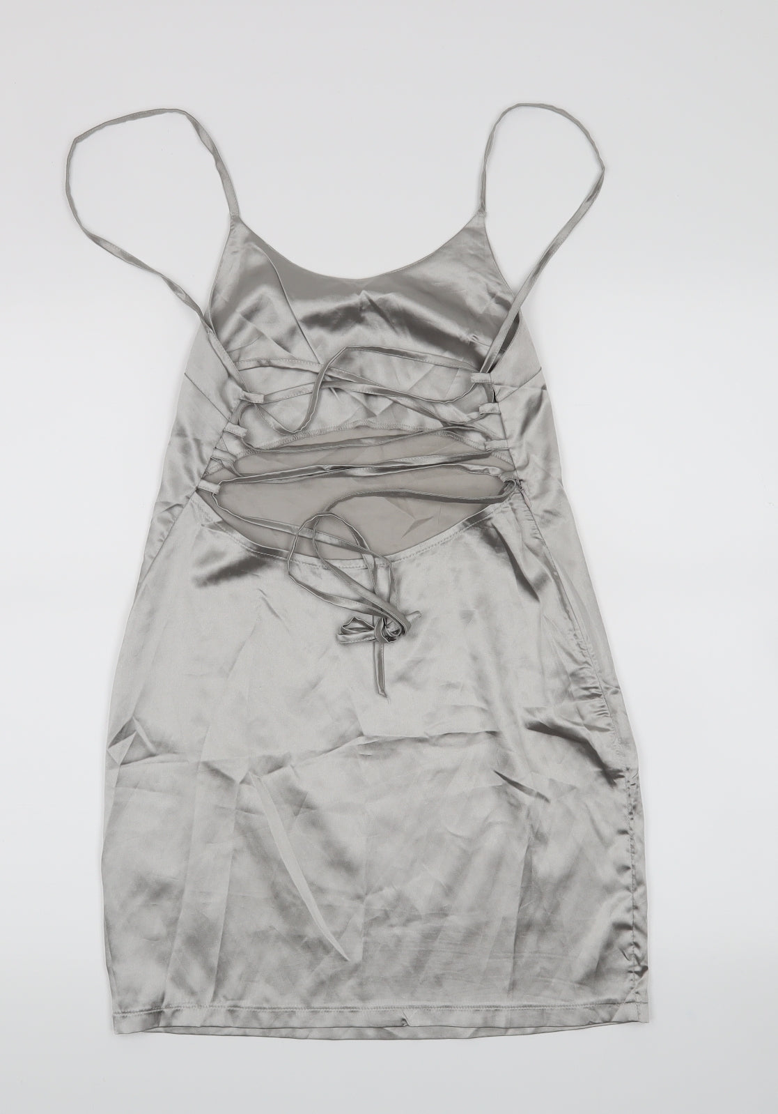 Pretty little thing Womens Silver   Mini  Size 6