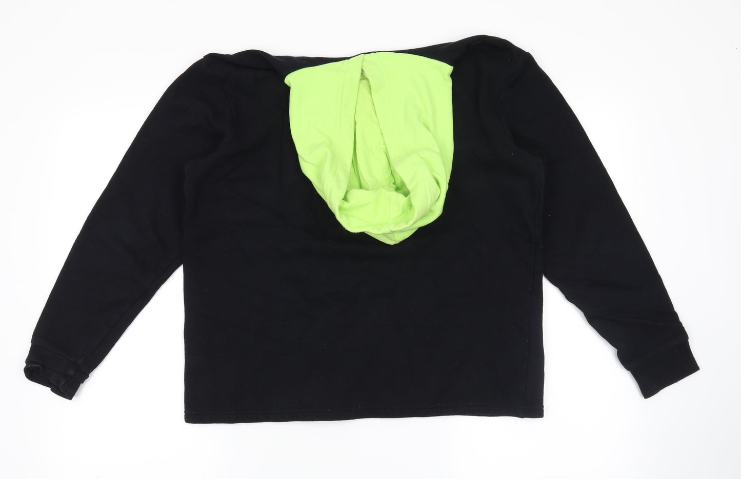 H&M Boys Black   Pullover Hoodie Size 13-14 Years