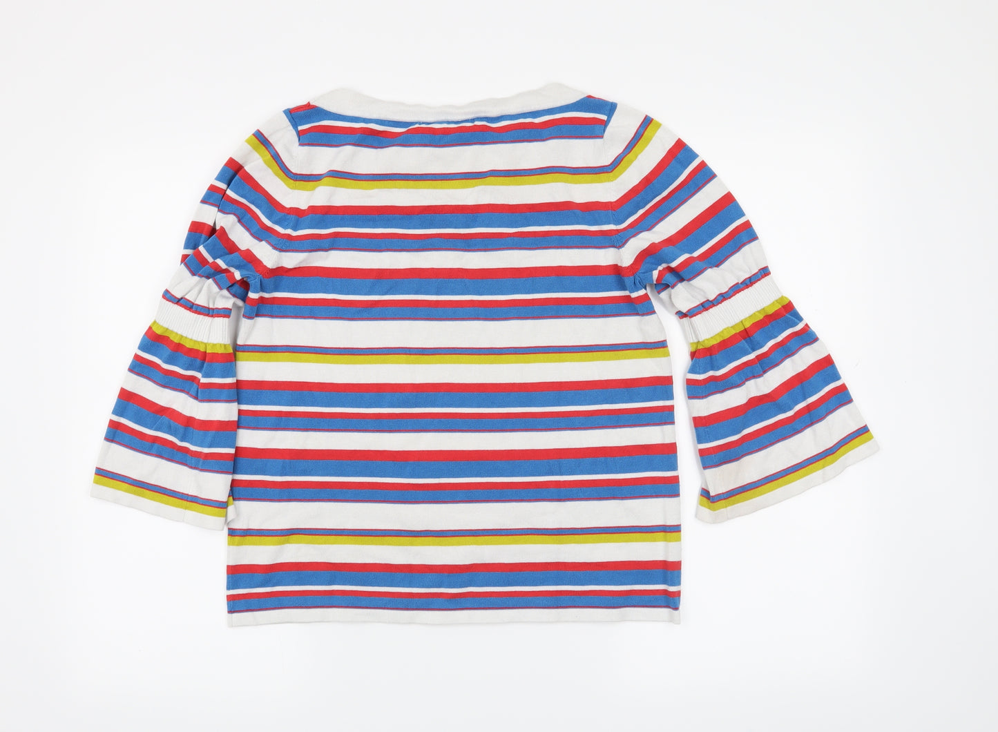 NEXT Womens Blue Striped  Pullover Jumper Size 14