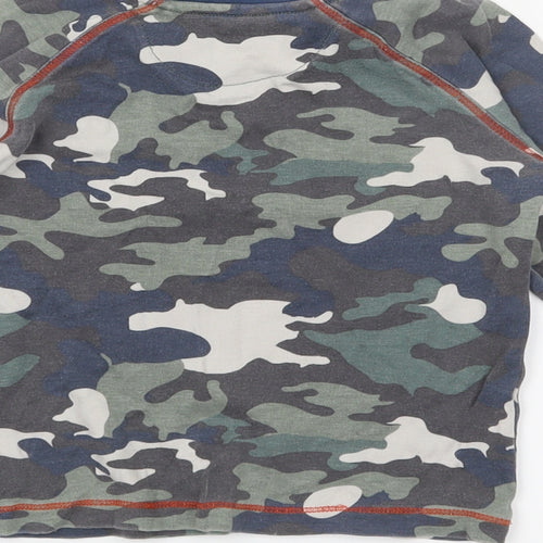 Mini Club Boys Green Camouflage   Pyjama Top Size 2-3 Years