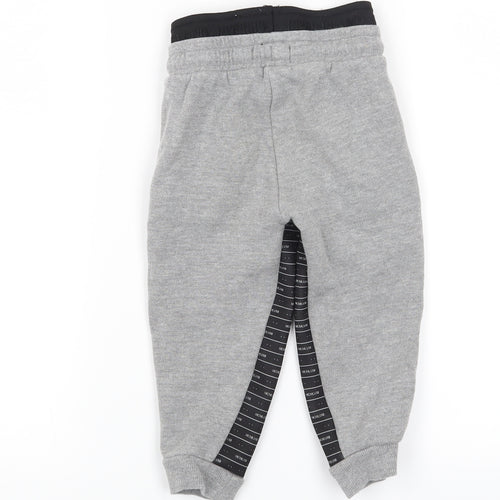 River Island Boys Grey   Jogger Trousers Size 12-18 Months