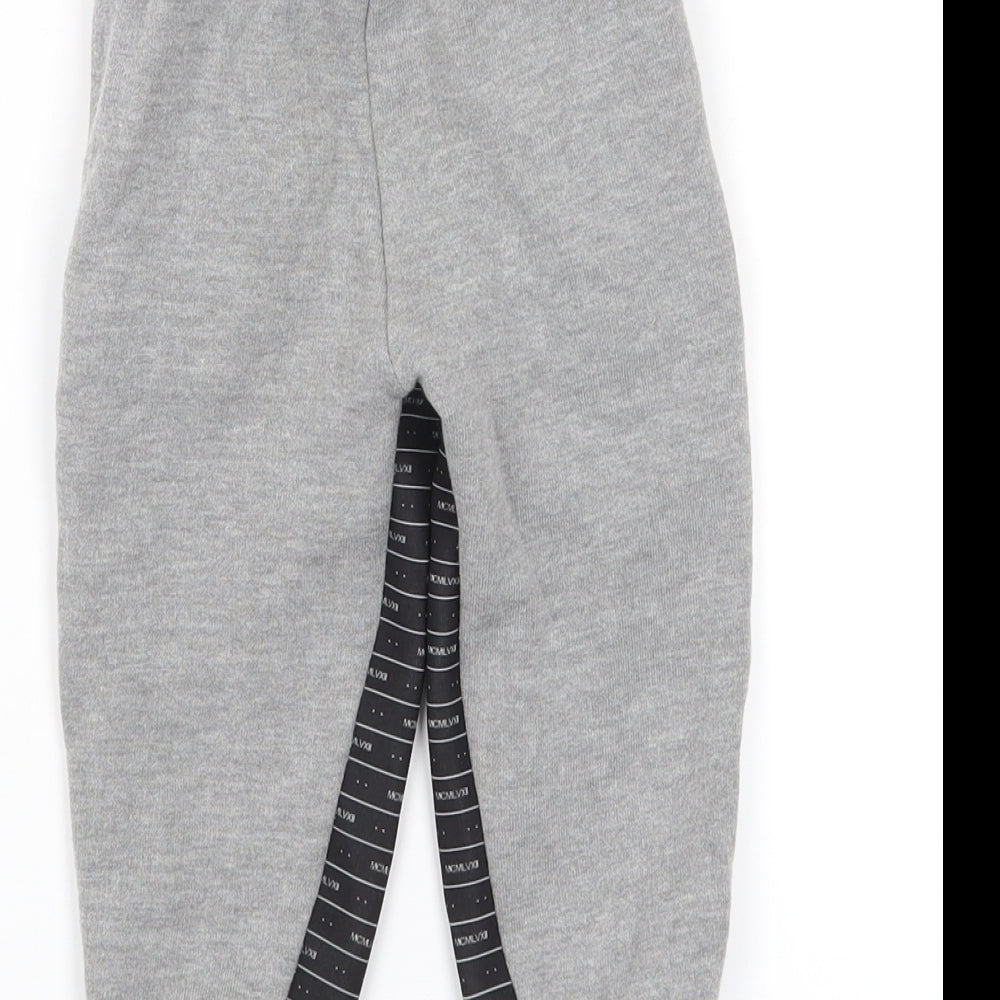 River Island Boys Grey   Jogger Trousers Size 12-18 Months