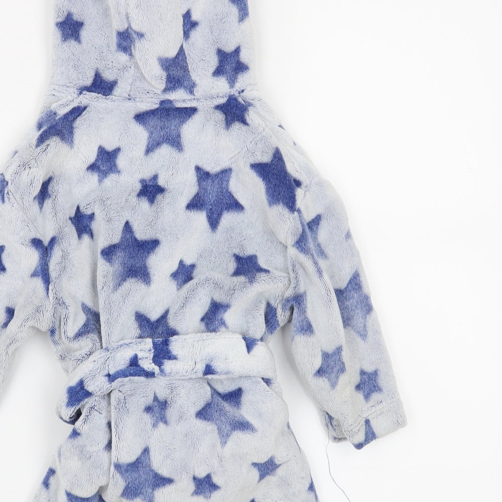 NEXT Boys Grey Patchwork  Capri Robe Size 12-18 Months