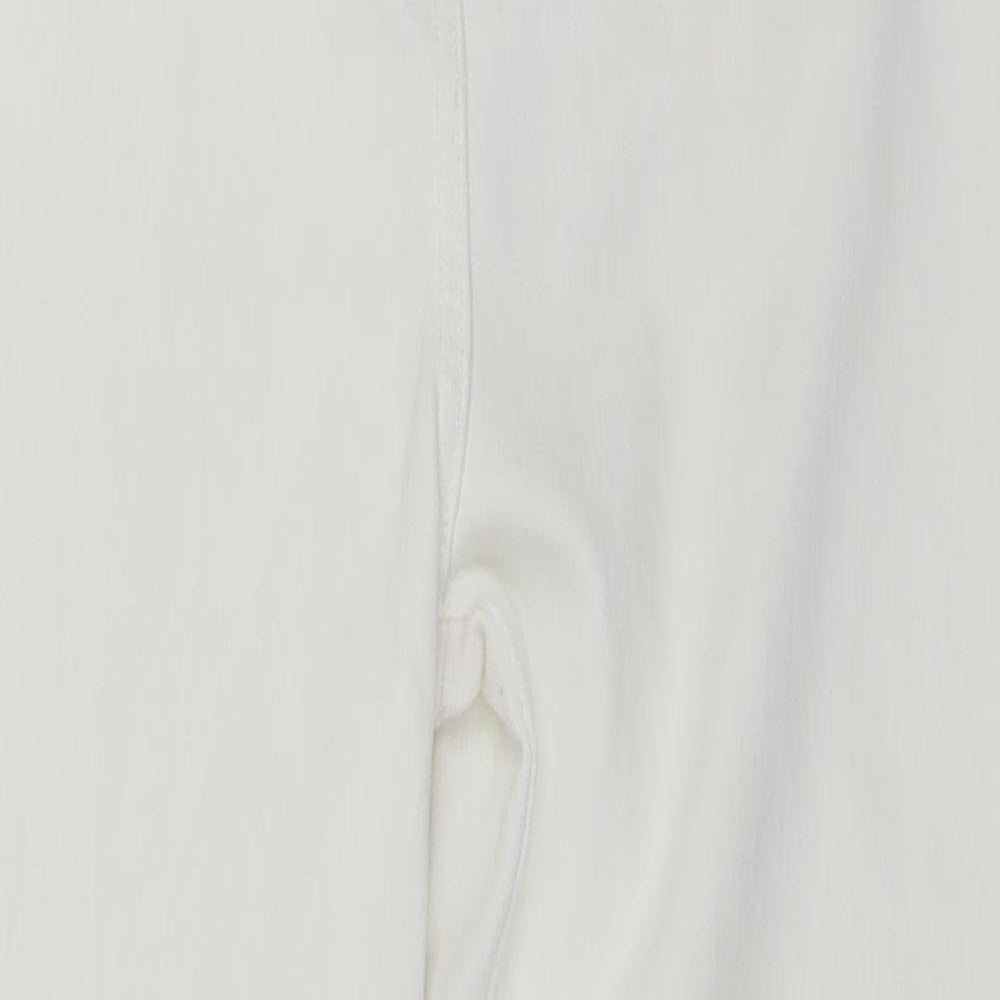 NEXT Womens White   Cropped Jeans Size 10 L24 in