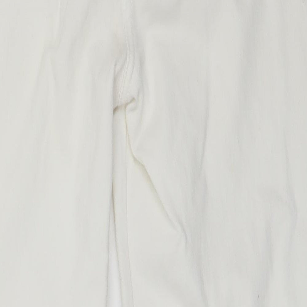 NEXT Womens White   Cropped Jeans Size 10 L24 in