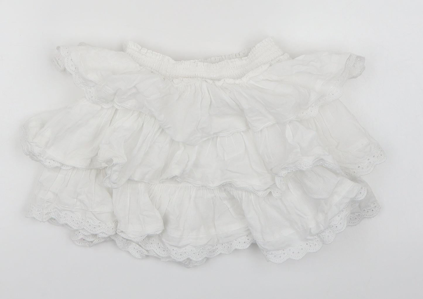 TU Girls White   Mini Skirt Size 5 Years