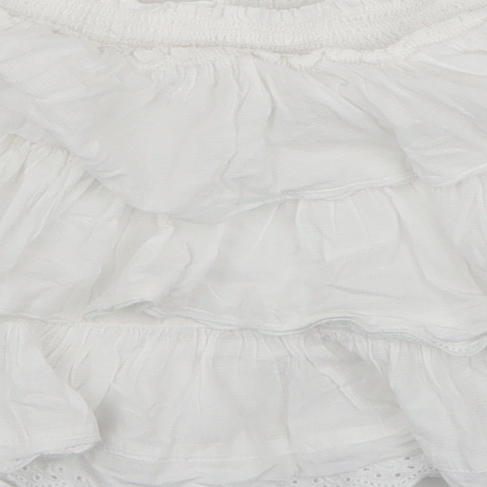 TU Girls White   Mini Skirt Size 5 Years