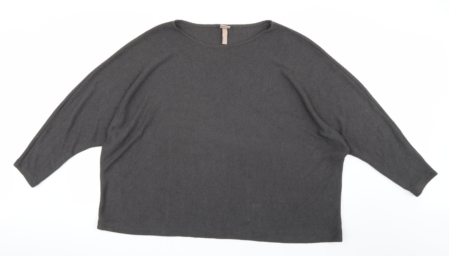 H&M Womens Grey   Pullover Jumper Size 3XL
