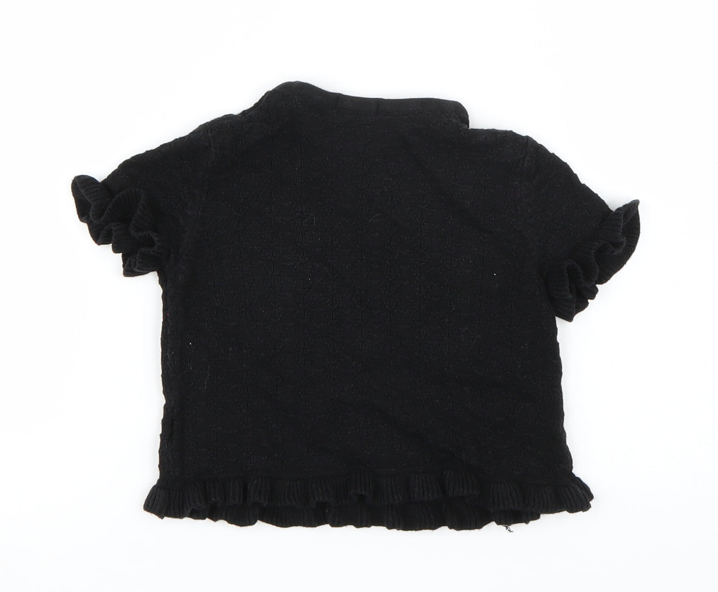 NEXT Girls Black   Basic T-Shirt Size 5 Years