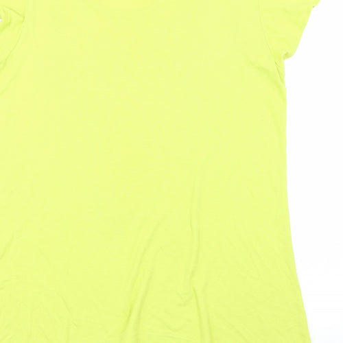 Soon Womens Green   Basic T-Shirt Size 18