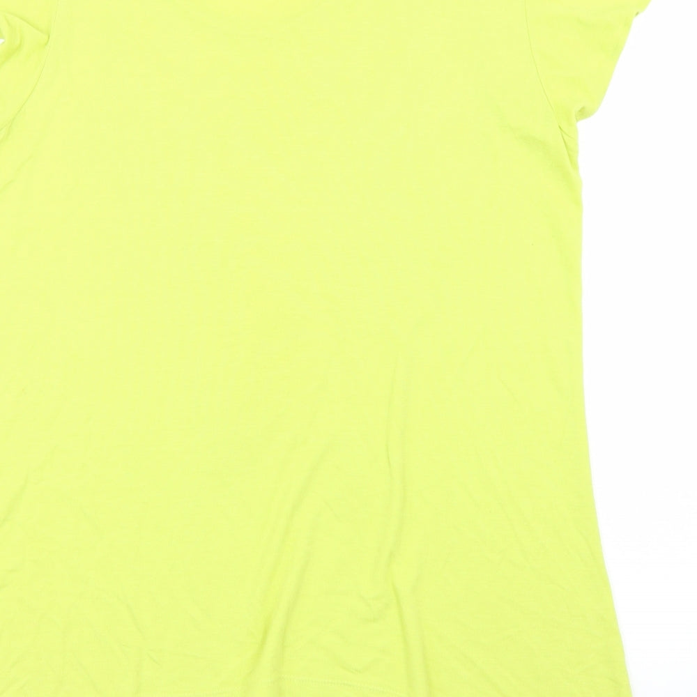 Soon Womens Green   Basic T-Shirt Size 18