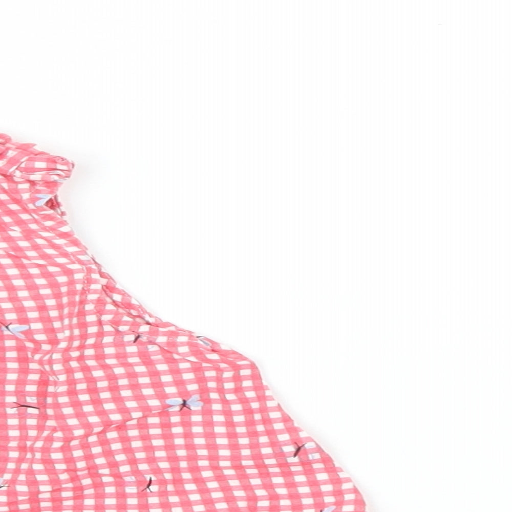George Girls Red Gingham   Set Size 4-5 Years - Shorts and vest