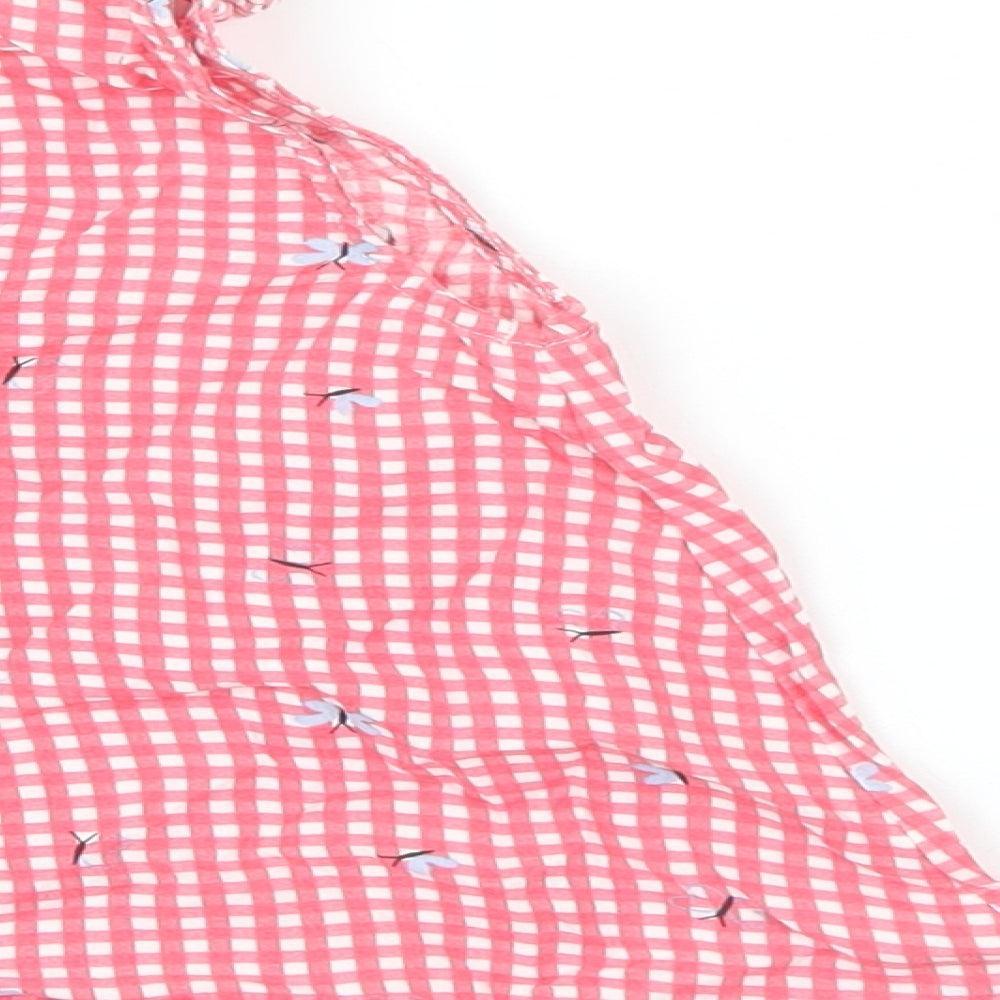 George Girls Red Gingham   Set Size 4-5 Years - Shorts and vest
