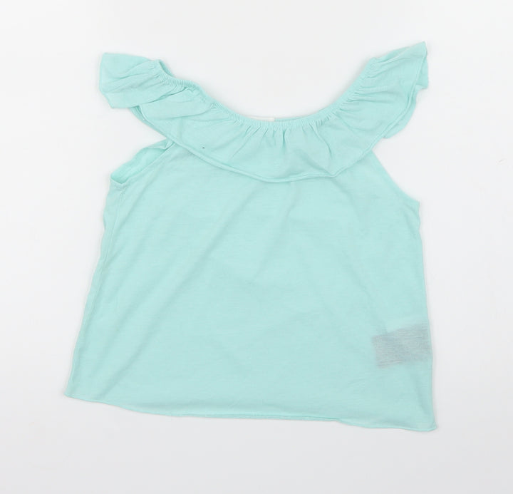 H&M Girls Blue Basic T-Shirt Size 2-3 Years