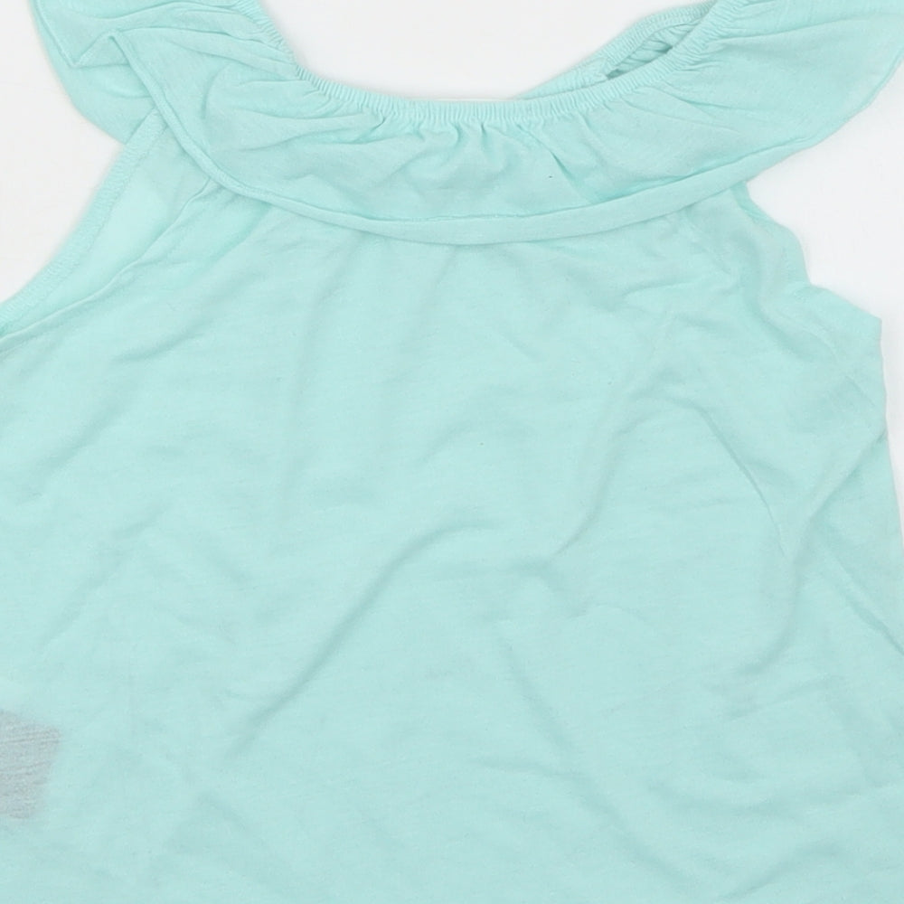 H&M Girls Blue   Basic T-Shirt Size 2-3 Years