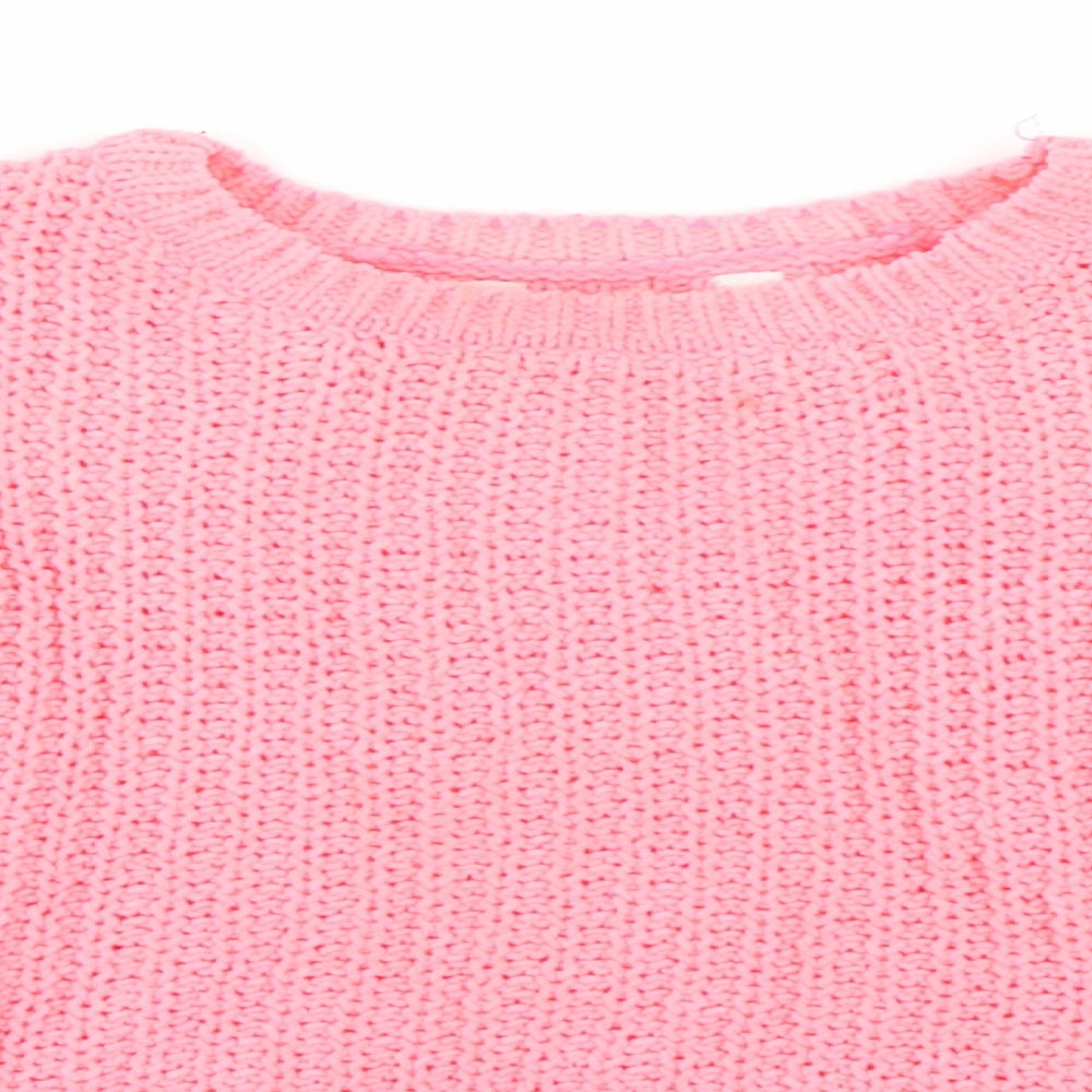 E-vie Angel Girls Pink   Pullover Jumper Size 18-24 Months