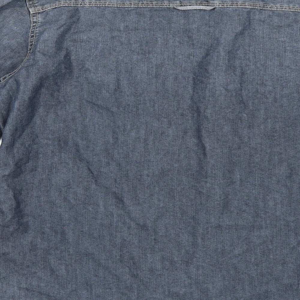 NEXT Mens Blue  Denim  Button-Up Size L