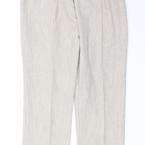 Preworn Womens Beige   Trousers  Size 12 L27 in
