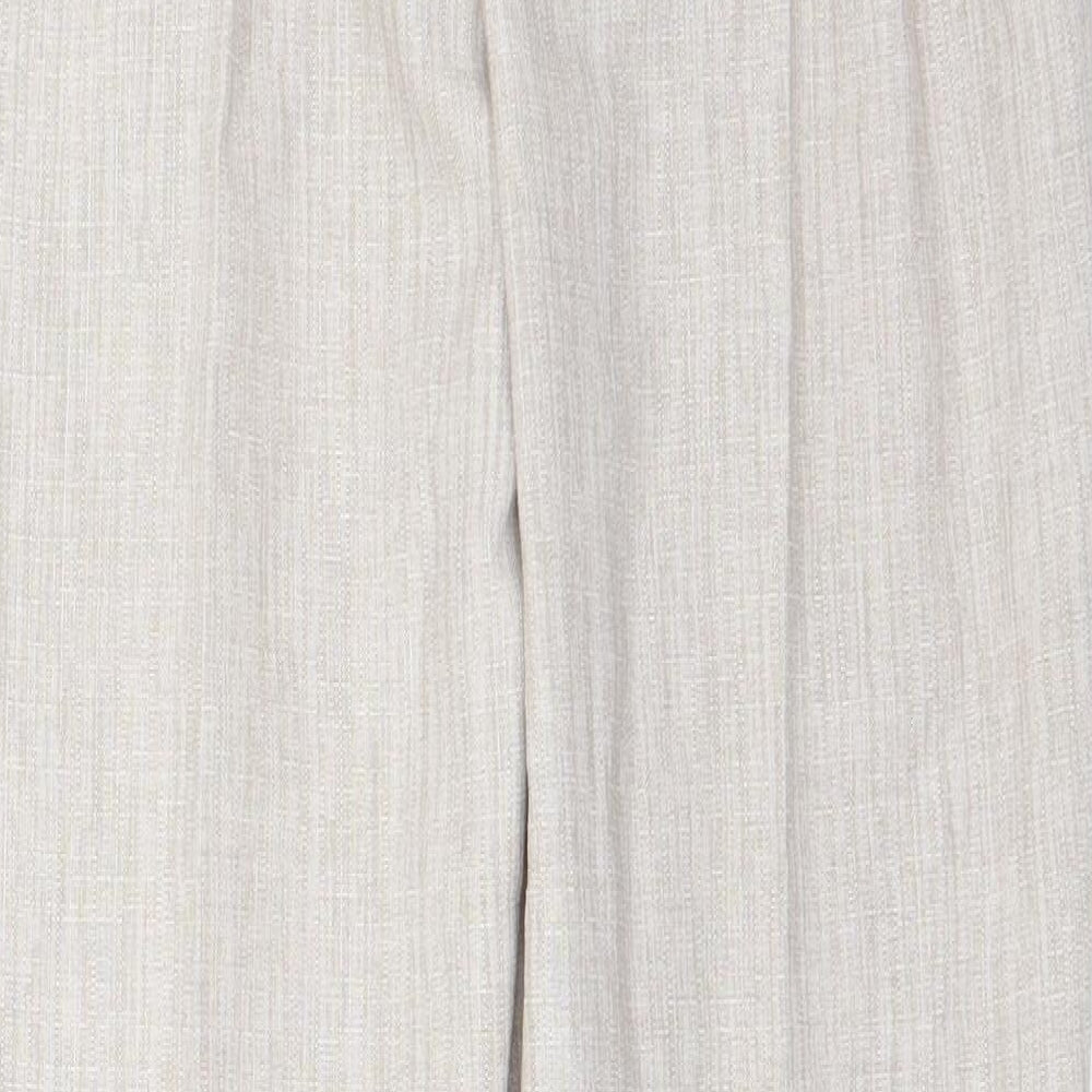 Preworn Womens Beige   Trousers  Size 12 L27 in