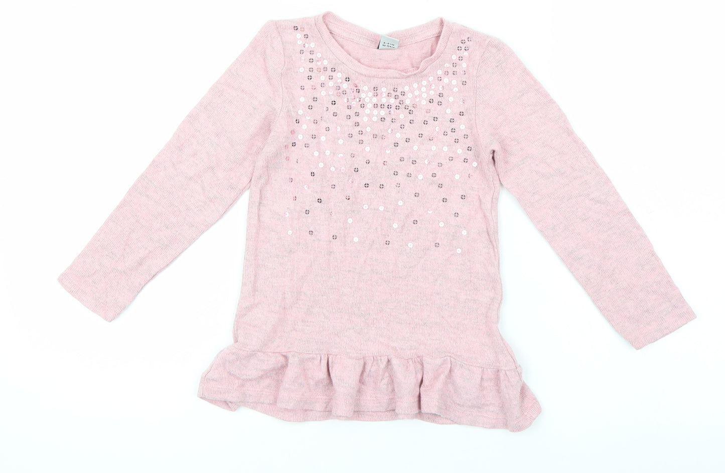 TU Girls Pink   Jumper Dress  Size 3-4 Years