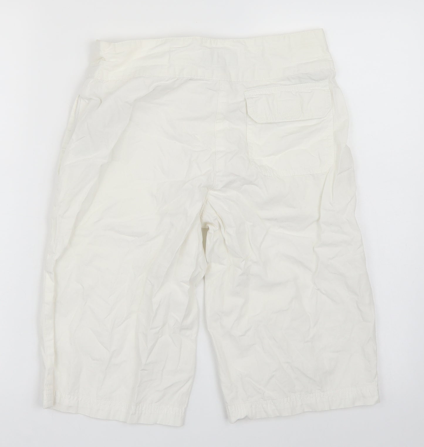 Boden Womens White   Chino Shorts Size 8