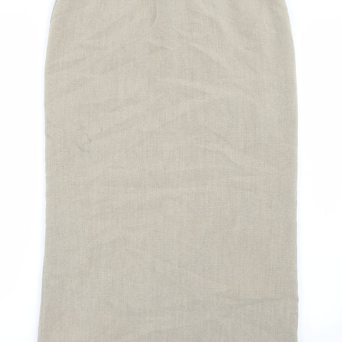 Alex & Co Womens Beige   Straight & Pencil Skirt Size 10