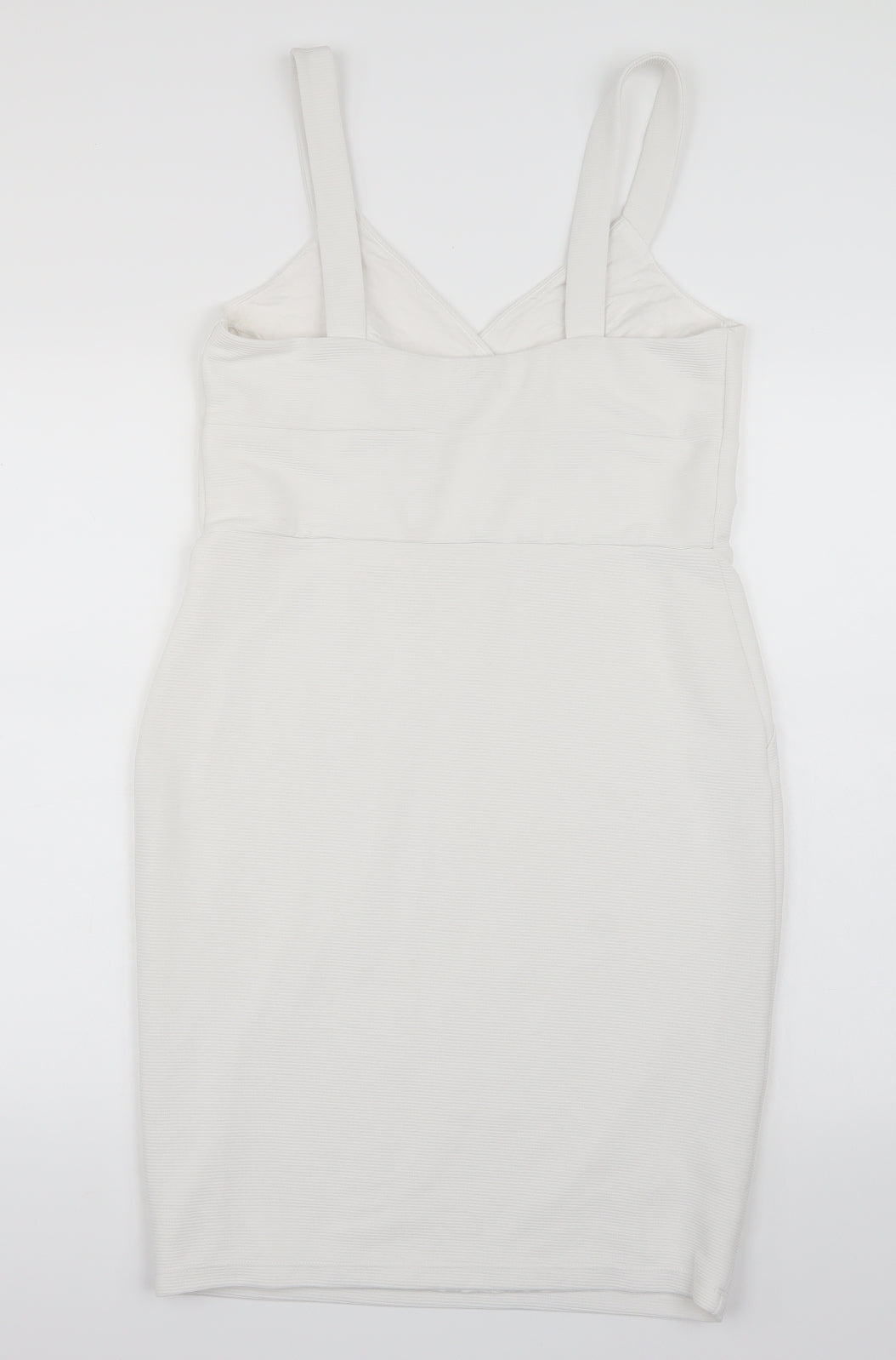 Miss Selfridge Womens White   Bodycon  Size 14