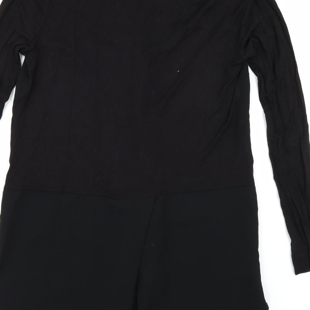 Marks and Spencer Womens Black   Basic Button-Up Size 10