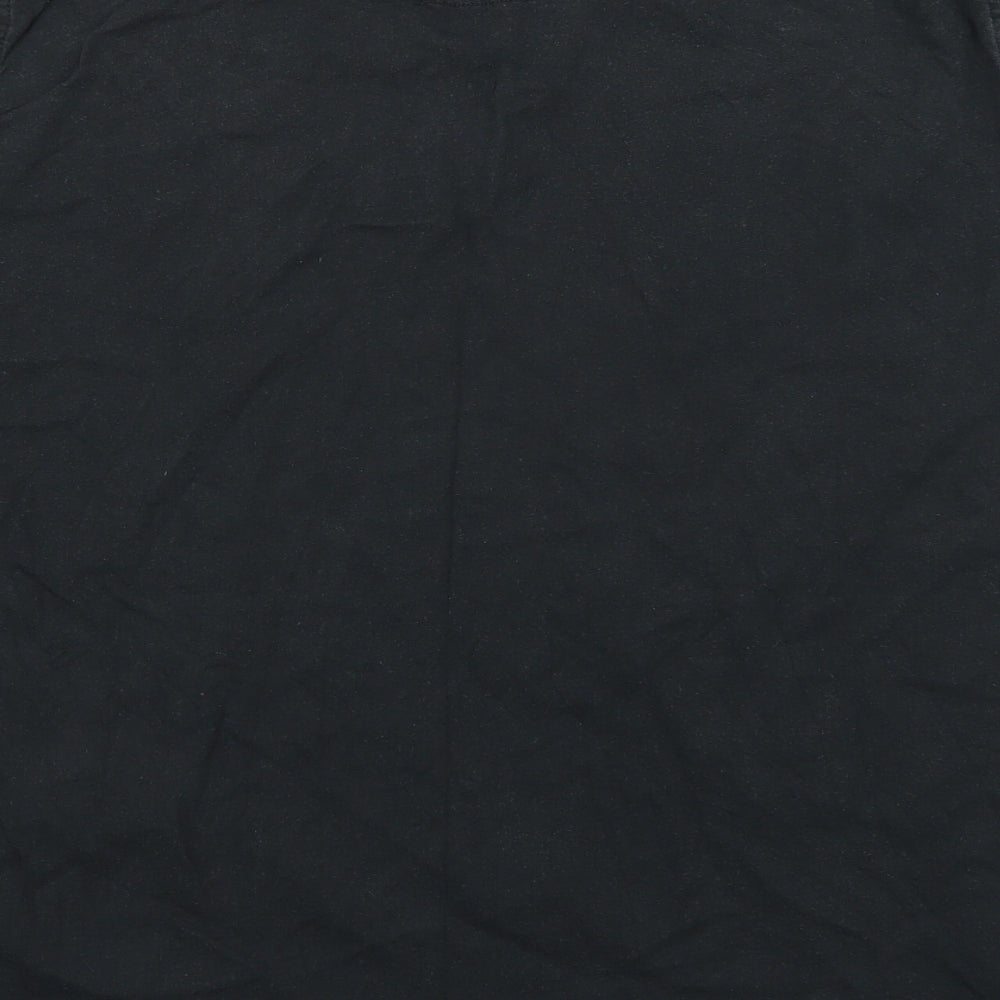 George Mens Black    T-Shirt Size XL