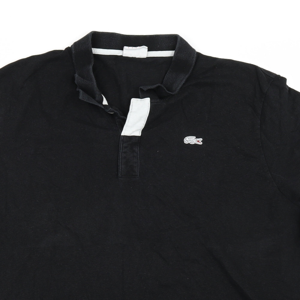 Lacoste Mens Black    Polo Size 3XL
