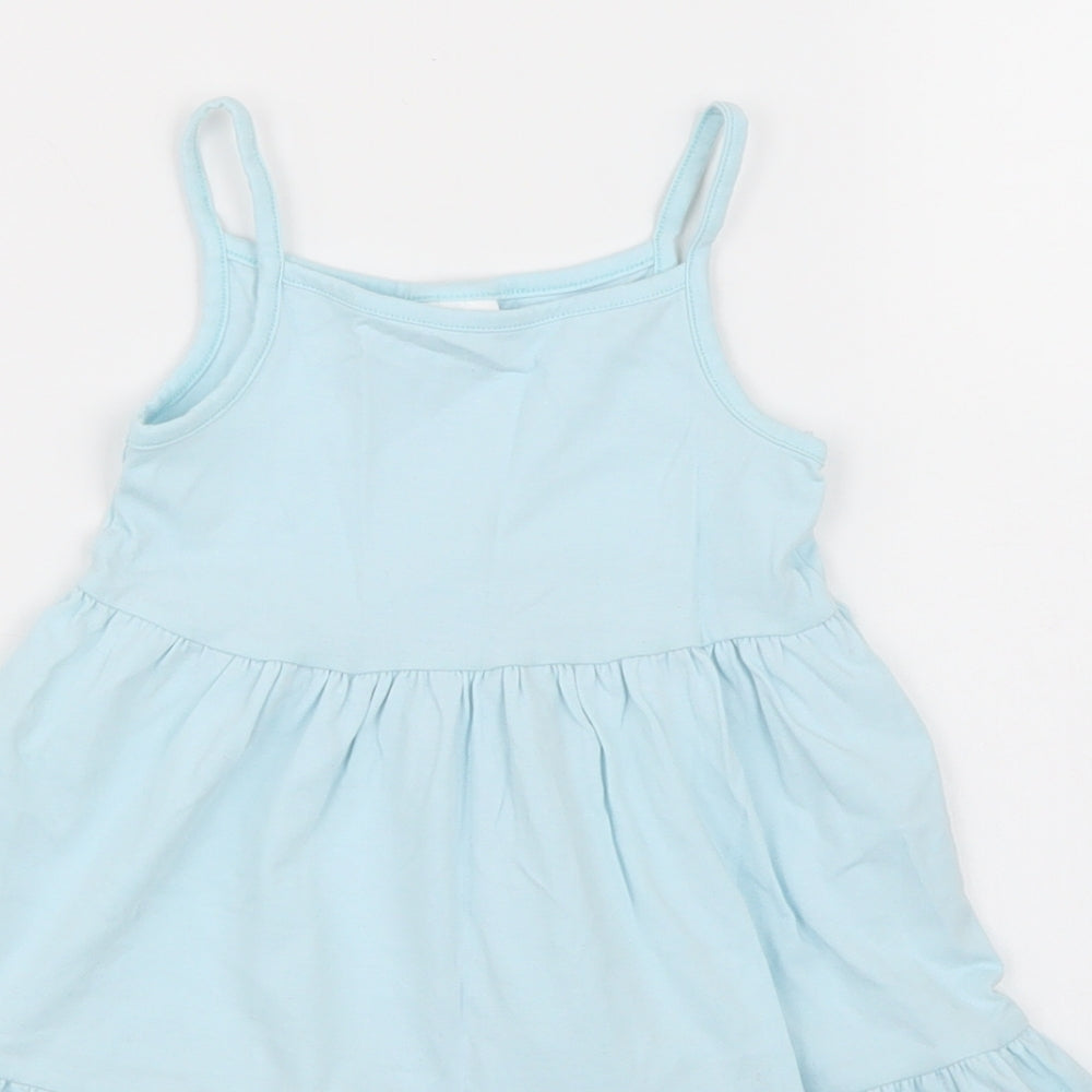 F&F Girls Blue   Tank Dress  Size 2-3 Years