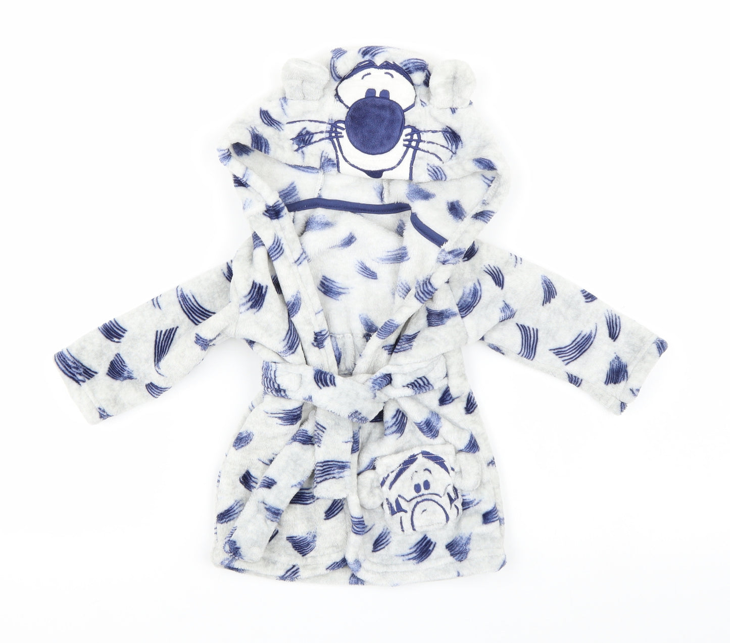 George Baby Grey    Robe Size 9-12 Months  - Tigger Winnie the Pooh