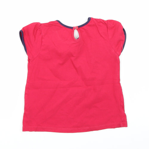 Matalan Girls Pink   Basic T-Shirt Size 3-4 Years