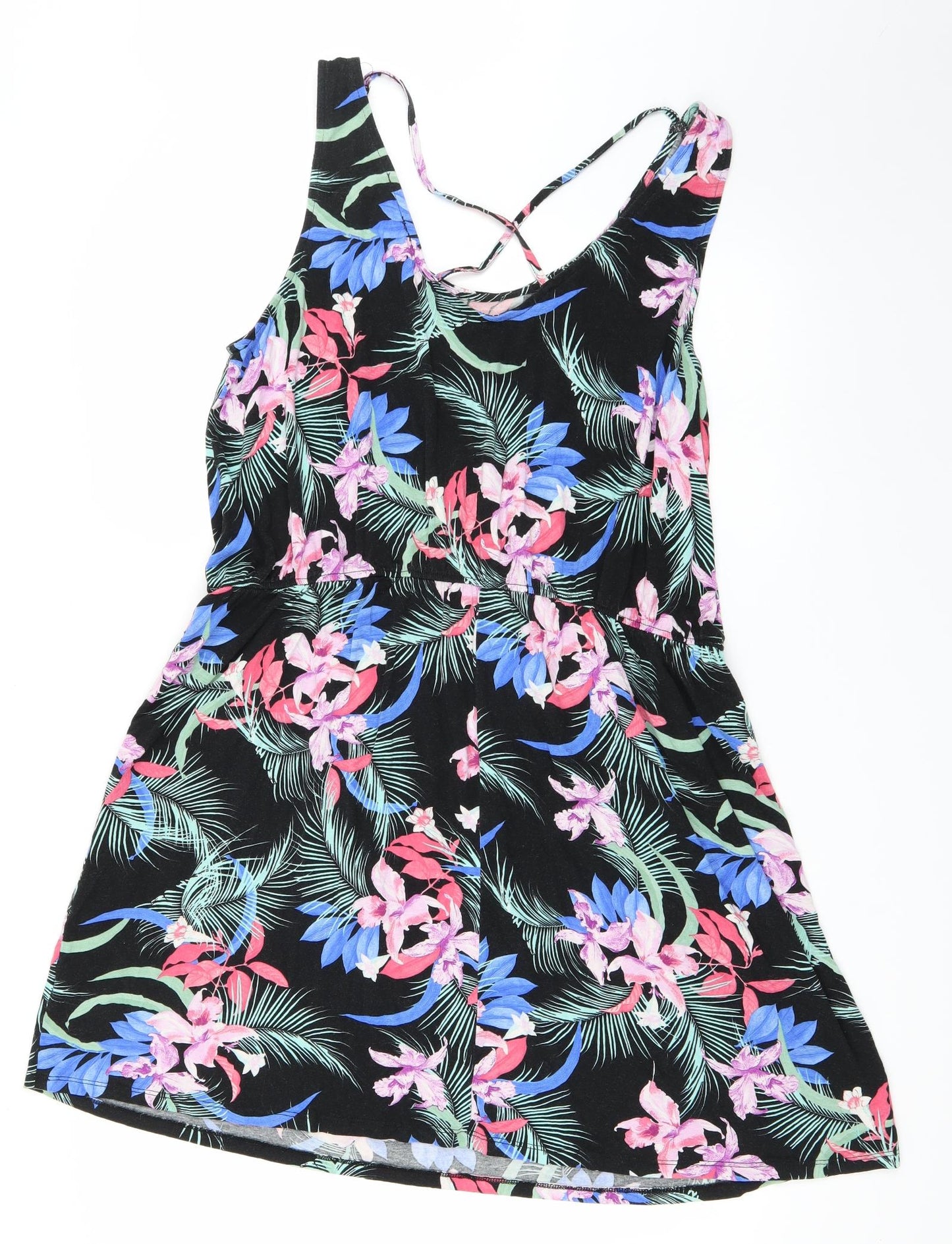 George Womens Multicoloured Floral  Skater Dress  Size XL