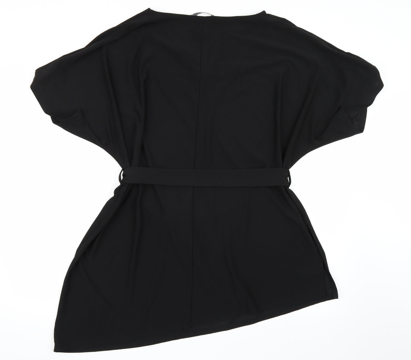 George Womens Black   Basic T-Shirt Size 22  - Asymmetric