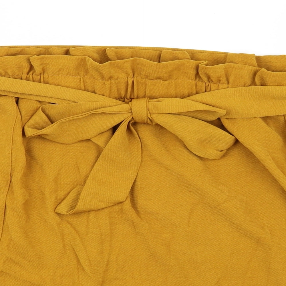 George Womens Yellow   Mini Skirt Size 24