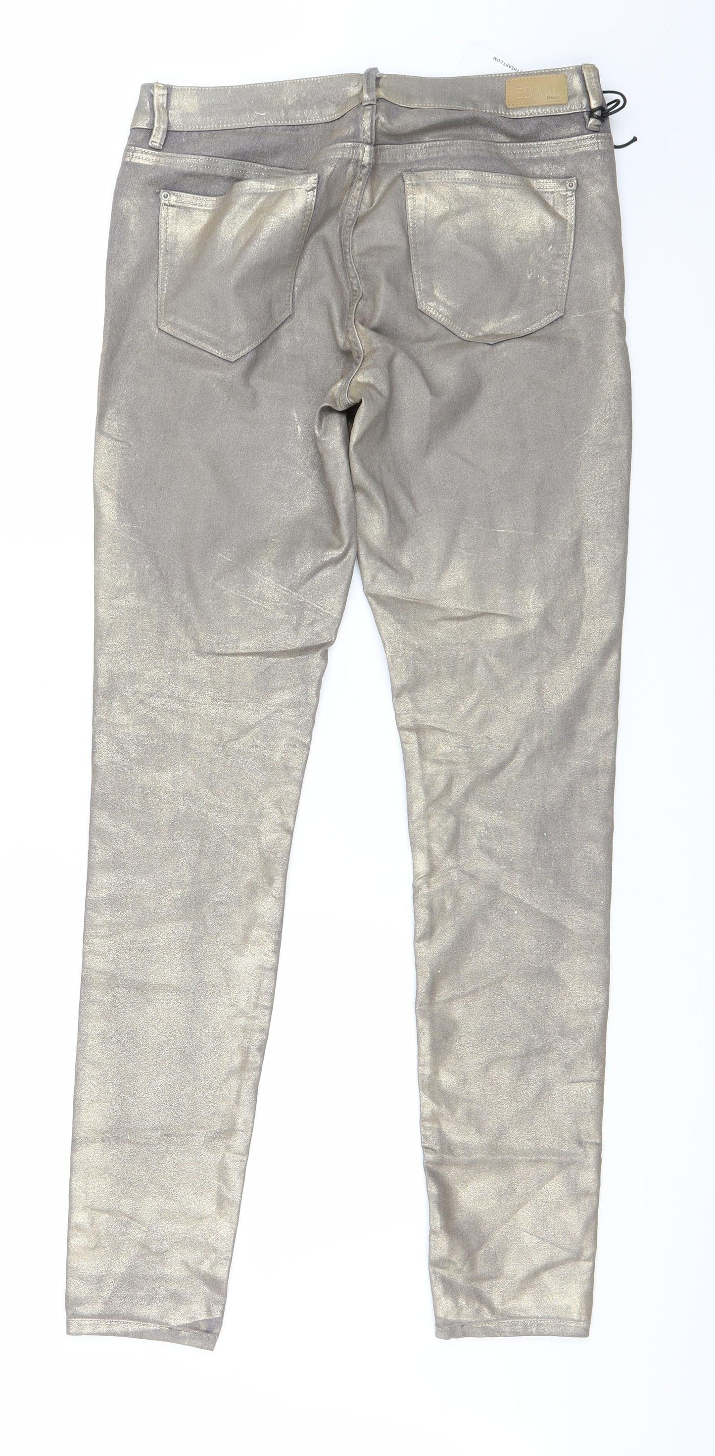 Velvet Heart Womens Gold   Skinny Jeans Size 30 in L34 in
