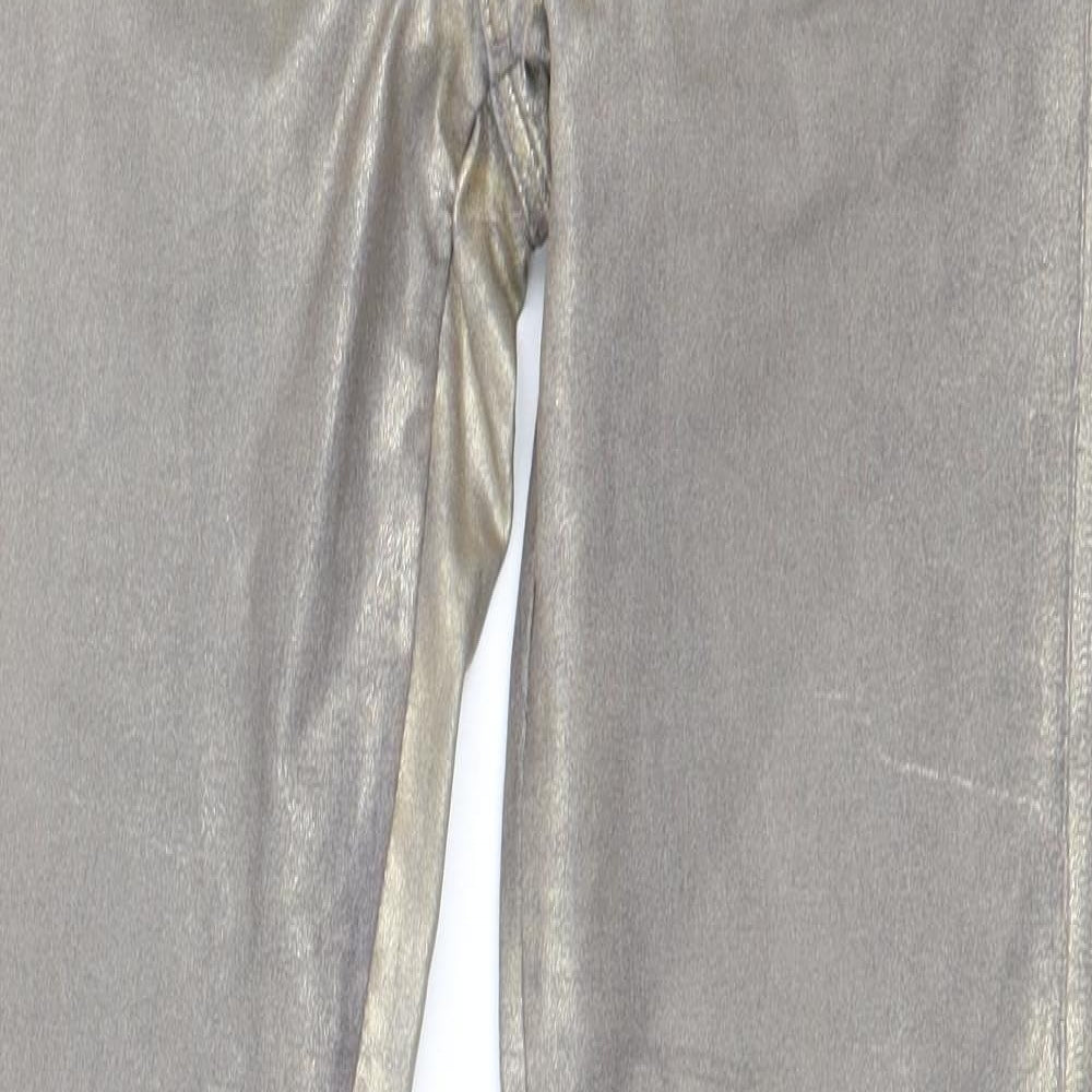 Velvet Heart Womens Gold   Skinny Jeans Size 30 in L34 in