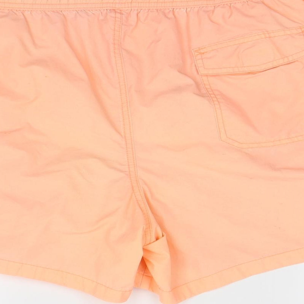 TU Mens Orange   Sweat Shorts Size L