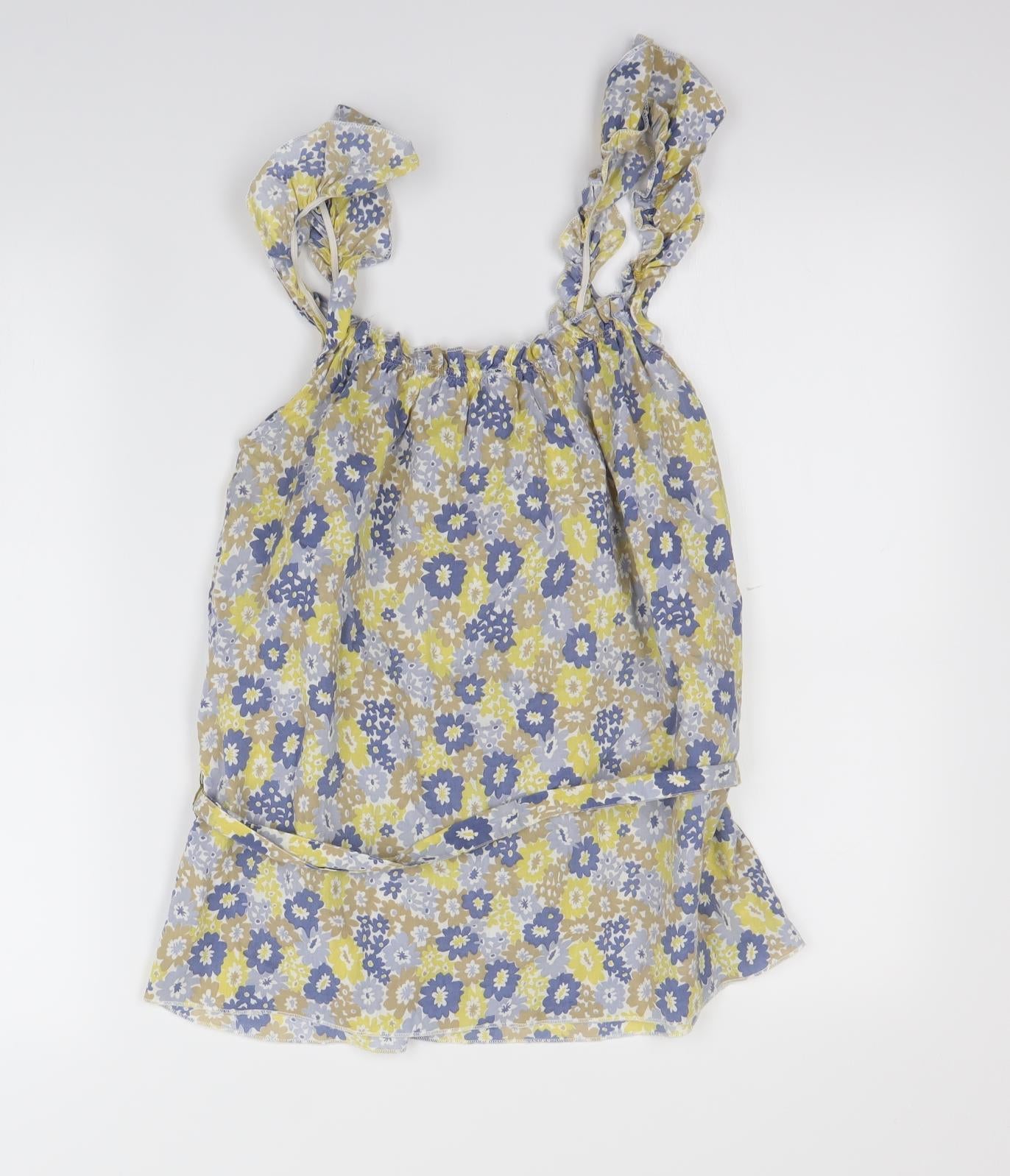 Topshop Womens Multicoloured Floral  Basic Blouse Size 8