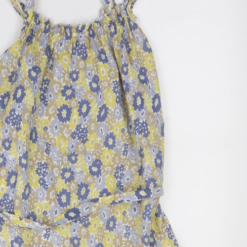 Topshop Womens Multicoloured Floral  Basic Blouse Size 8