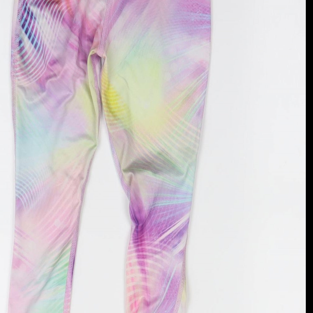 NEXT Girls Multicoloured Geometric  Capri Trousers Size 5-6 Years
