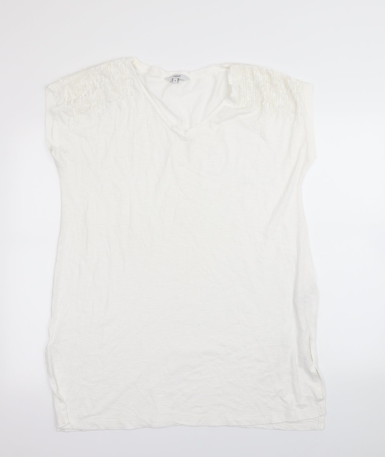 NEXT Womens White   Basic Blouse Size 16