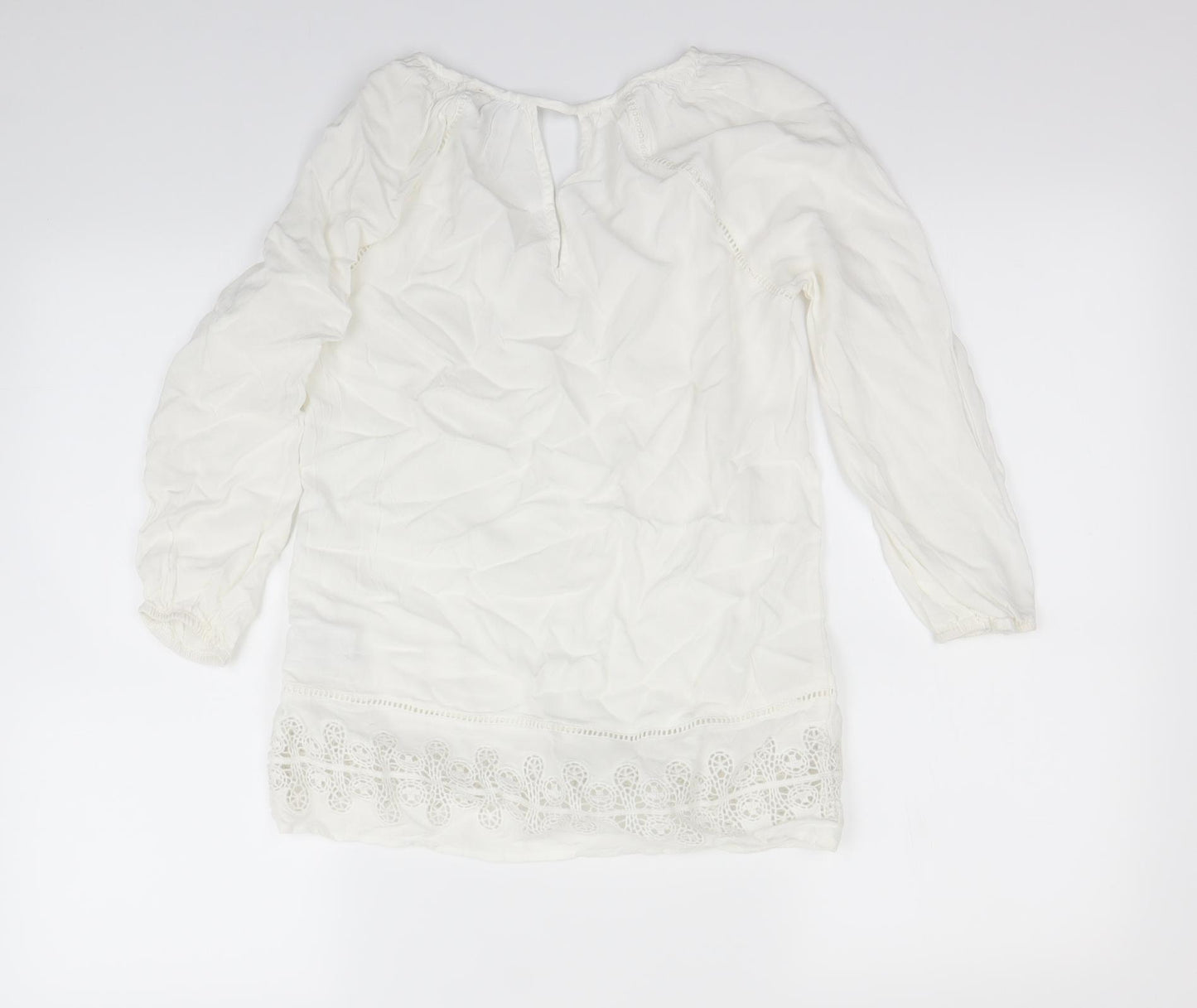 Warehouse Womens White   Basic Blouse Size 6
