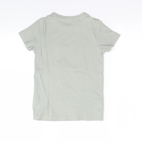 TU Boys Green   Basic T-Shirt Size 7 Years