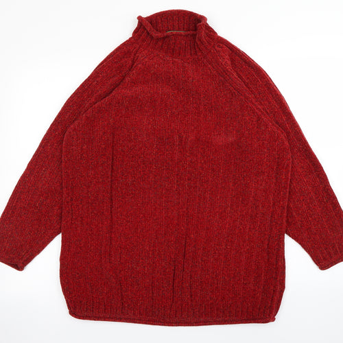 Equorian Womens Red   Pullover Jumper Size 10